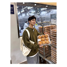 秋冬季毛衣男青年学生潮流衬衫领带领针织衫套头毛线衣，男装针织衫/毛衣，星座506A