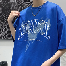 2025夏季原创设计港风oversize宽松休闲T恤B266-DX08-P30，男装T恤，星座B257-1