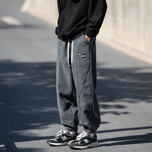 2024冬季新款 cityboy日系 加绒加厚束脚休闲运动裤 K255-P45控78图片