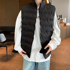 羽绒棉服马甲男宽松秋冬季外穿无袖坎肩背心保暖外套马夹MJ801，男装背心/马甲，星座1116A-1（原606A）