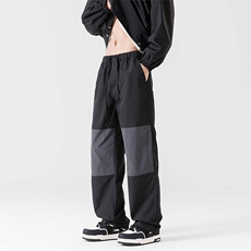 K1885-P48秋冬季新款休闲裤男工装裤子青少年水洗卫裤男宽松P48，男装休闲裤，星座217-4