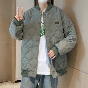 棉衣男2023冬季新款情侣棒球棉服oversize外套韩系棉袄M0265-P70图片
