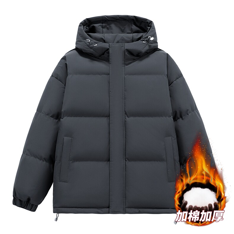 现货高品质美式高街冬季重磅三防加厚羽绒棉衣厚外套面包棉服,男装棉衣,电商A443