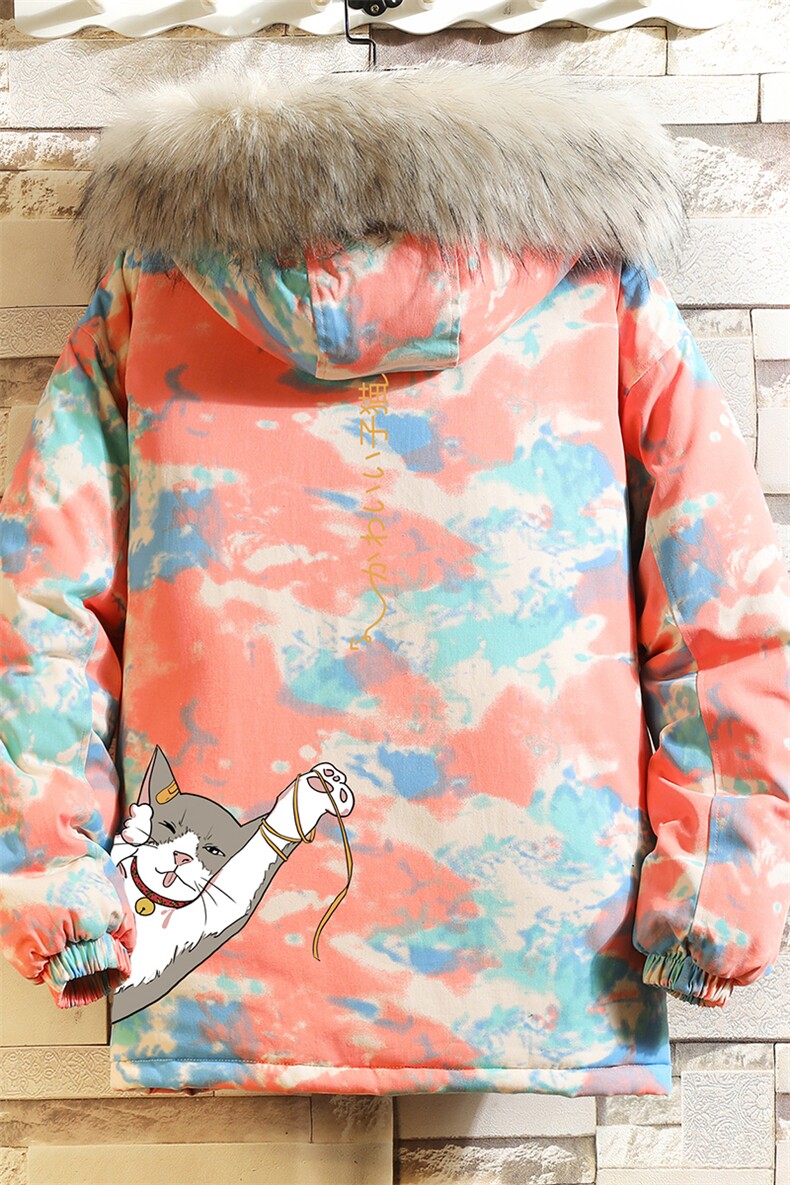 MC49013-P135大毛领迷彩衣男大码加厚服男袄子砖墙挂拍,男装棉衣,电商A040A