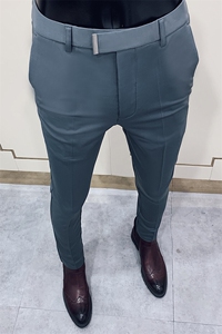 春季西裤男修身直筒高级感商务休闲裤男士裤长裤615—P55图片