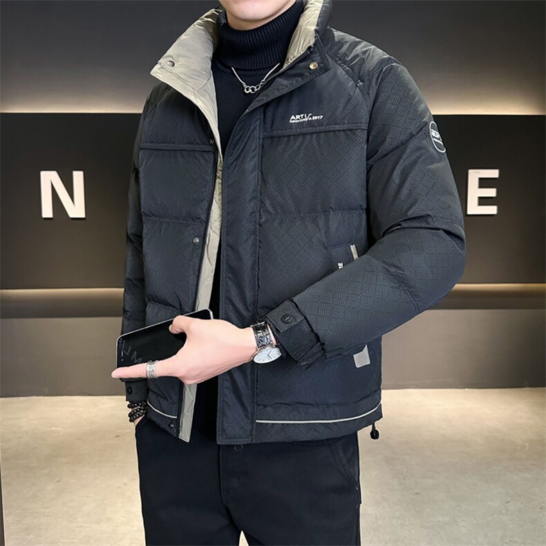 轻薄羽绒服男冬季2025新款立领加厚保暖外套C317-Y8581-P160,男装羽绒服,电商C317
