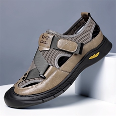 新款夏季外穿驾车鞋舒适休闲凉鞋软底男鞋，男鞋凉鞋，电商A223