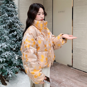 立领提花50绒羽绒服外套2C317A-8567-P295-K445图片