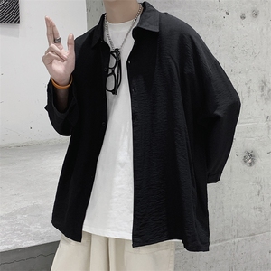 910A-C215-P45控58港风秋装新款棉麻纯色简约情侣男女衬衫潮,秋姐美女穿衣搭配图片