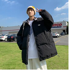 两面穿羽绒棉服外套男冬加厚潮牌格子情侣面包服棉衣袄子JK8012，男装棉衣，星座516A