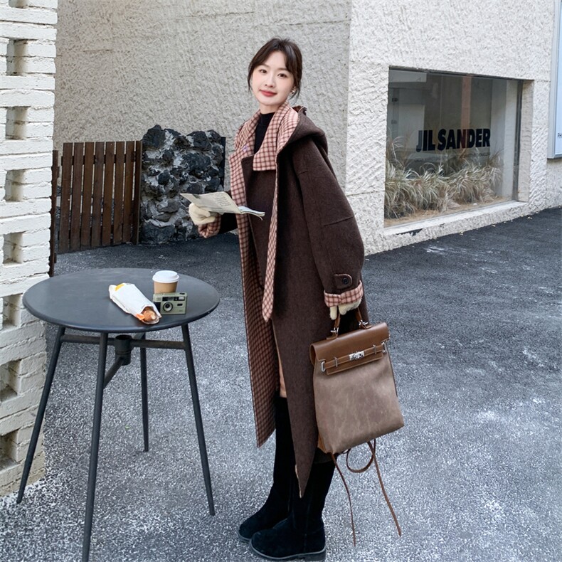 现货2025羊毛大衣70羊毛210-3296-P290-K428,女装双面呢大衣,浙宝210（原浙宝191）