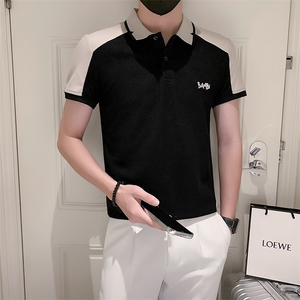 2023男夏季小伙简约休闲POLO衫男刺绣保罗衫301A-1/PL63/P50图片