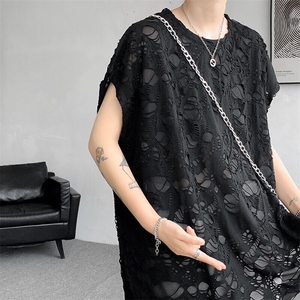 8XL-M 重磅！特大码短袖T恤背心男宽松休闲百搭 篮球服DX318P28图片