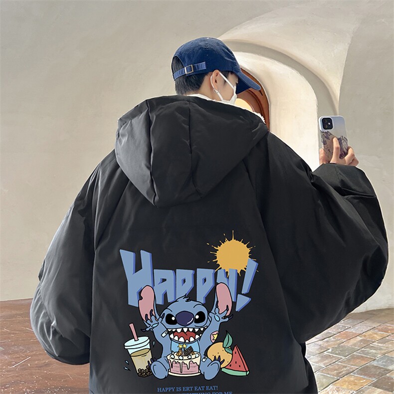 控128加绒面包服男大码羊羔毛棉衣男MY16077-P100图片