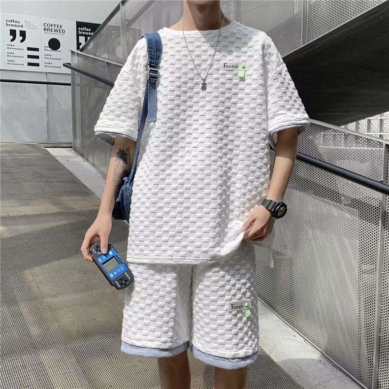 男潮流休闲套装宽松套装运动套装Z003P40，男装休闲套装，星座1116-2