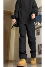春秋季高个子冲锋裤男户外登山裤子115CM直筒美式188工装KZ019P50，男装工装外套，电商B312