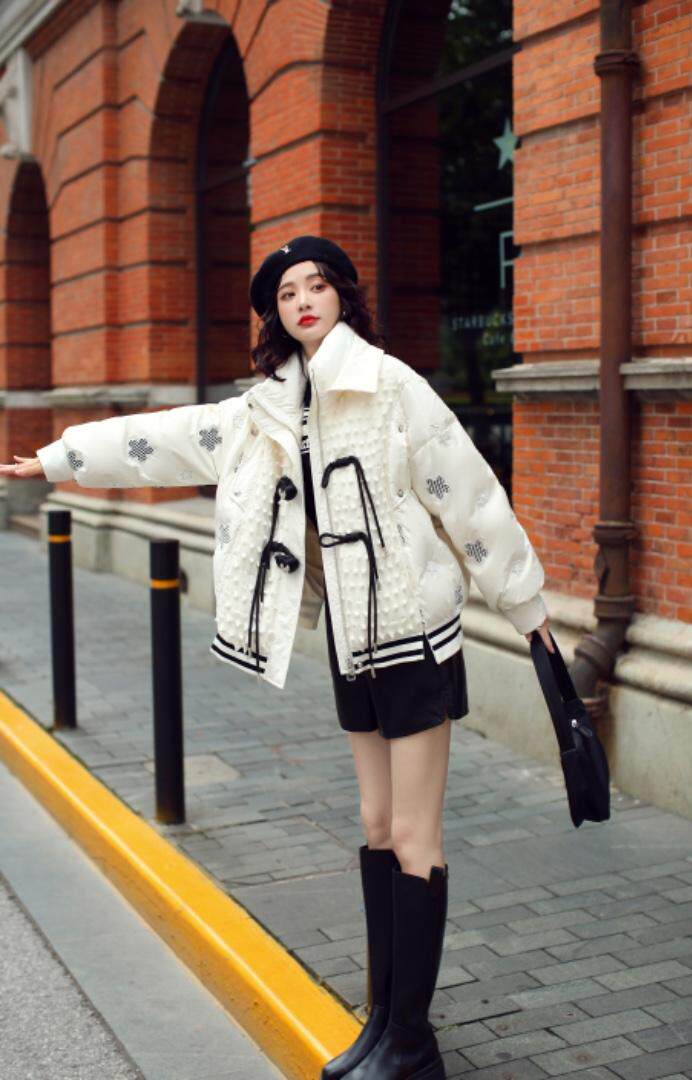 90绒羽绒服，女装羽绒服，卡西姆