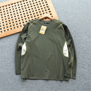 网图 高品户外 吸湿速干特制明线弹力骑行服打底衫男女 A876-P48图片