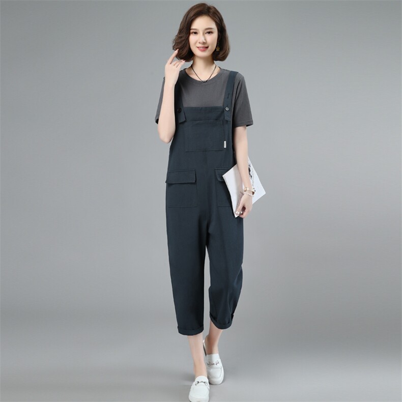 2022年夏季新款潮休闲套装女时尚气质两件套装背带裤子格纹显瘦,女装套装/套裙,简韵佳
