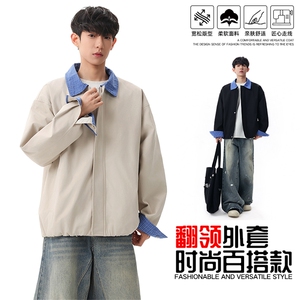 2026春款老钱风高品质纯棉猎装男夹克DSA157B-J2650-特P70图片
