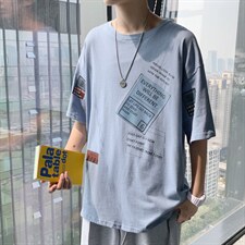 ！数据超好！2023新款潮牌男士短袖T恤印花半袖体恤衫T336P28，男装T恤，电商B220