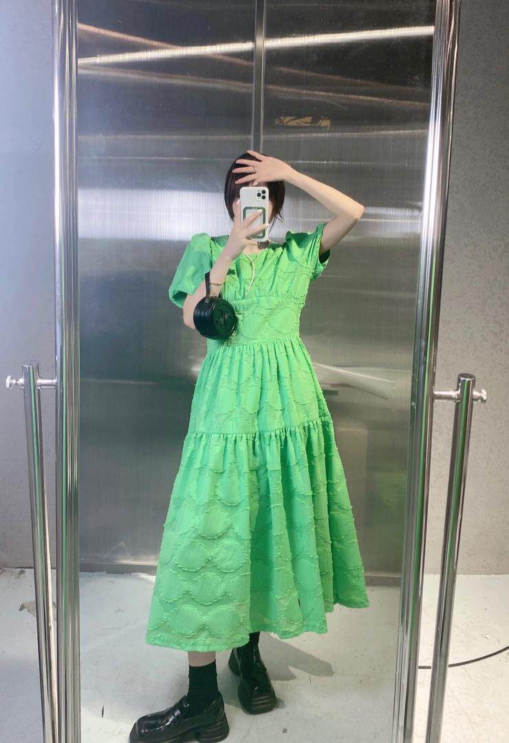 【DAVIDA】韩版设计款菱格连衣裙，女装连衣裙，DAVIDA