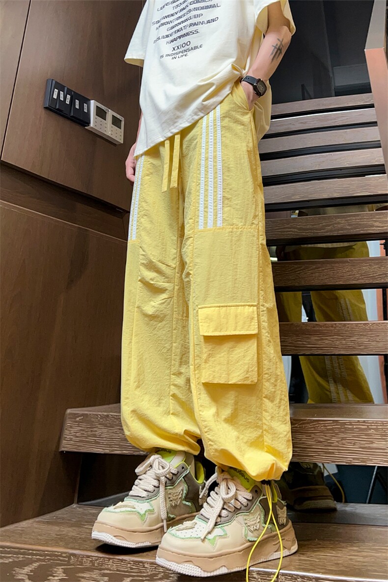 休闲伞兵裤X2469-TP45控价68夏季百搭束脚休闲裤宽松拖地裤男,男装休闲裤,电商A102-1