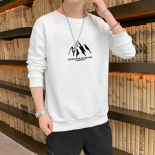 跑量卫衣男22秋季打底上衣潮流韩版宽松T恤时尚百搭长袖W168，男装卫衣，星座815-2