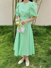 气质收腰连衣裙，女装连衣裙，欧妮卡蒂蔓