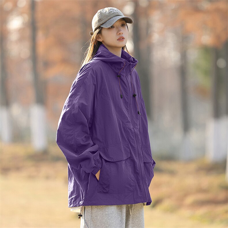 户外防晒衣男士休闲夹克潮流薄款外套潮流春夏款A266-FS001-P35，男装防晒衣，电商A266