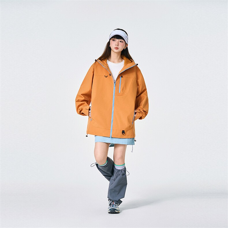 新款男女高品质户外登山服青少年学生冲锋衣夹克外套HS6633-P80,男装夹克,星座1206（原A206）