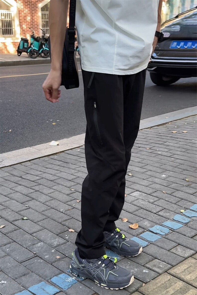 现货特批P42无差价2025夏季时尚百搭港风纯色多口袋冲锋裤K5967,男装休闲裤,电商A001-1