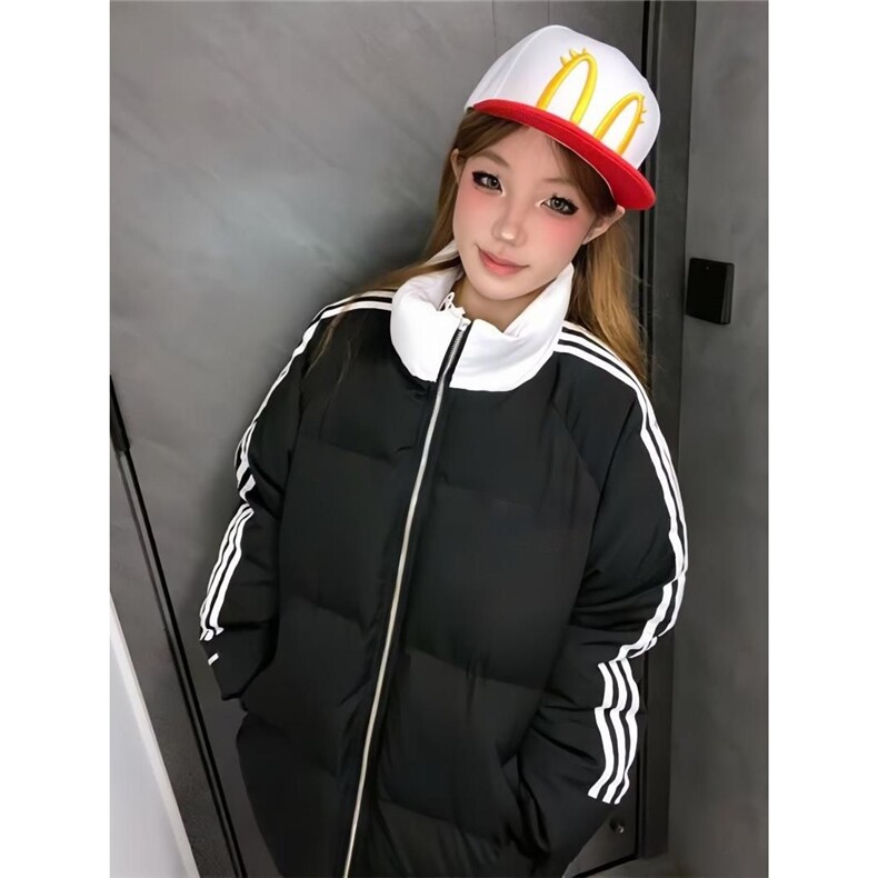 薄羽绒服女冬季新款2025年黑色小个子面包服外套,男装羽绒服,星座506A