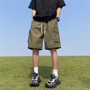 深度库存男多口袋工装短裤五分裤子速干裤宽松休闲短裤K25-特批25图片