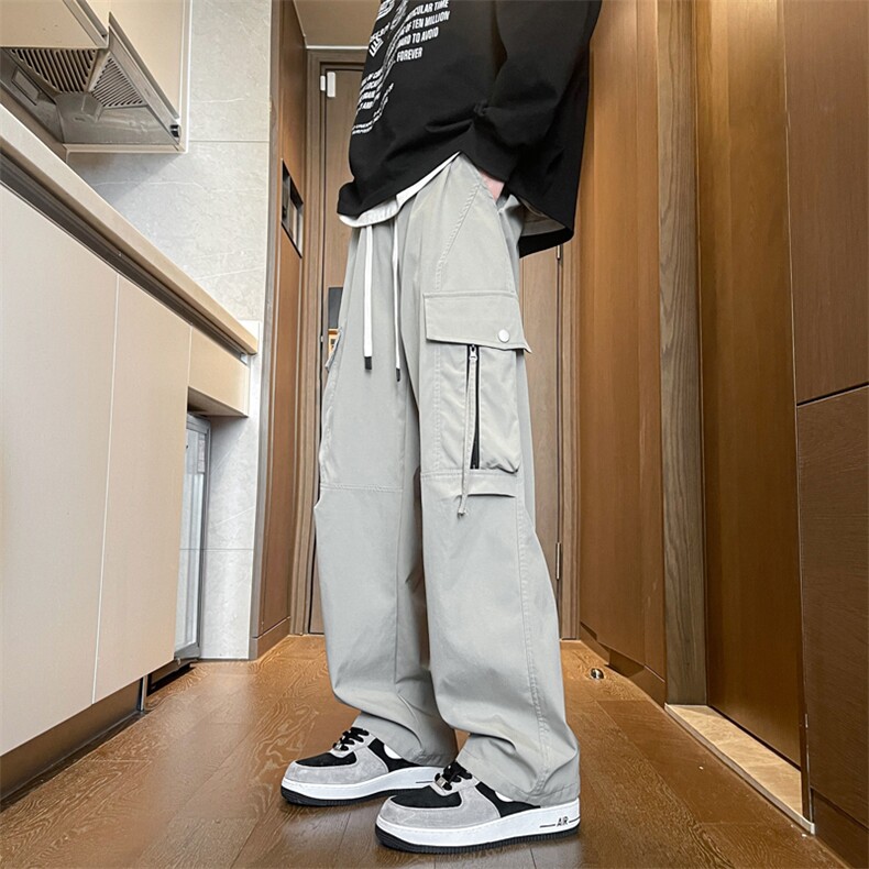 2025春季新款美式ins机能高街裤子冲锋直筒工装裤男882-P45，男装工装外套，电商C305A