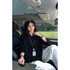 雪尼尔长袖T恤男女设计感立领POLO衫情侣内搭打底衫卫衣WYX07，男装Polo衫，星座516A