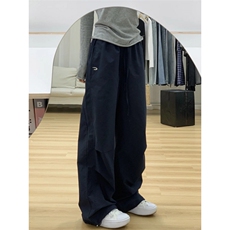 宽松直筒休闲裤加绒加厚百搭休闲阔腿裤1008-WLK1422-P36加绒43，男装卫衣，星座1008