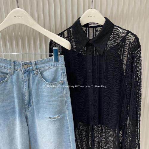 两件套蕾丝小衫，女装，AKSKYLAN(6F)