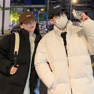 推荐2023冬季新款棉衣港风情侣棉服潮牌宽松上衣M6688图片