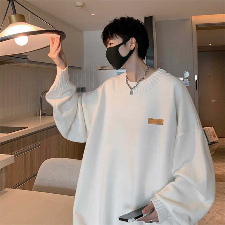 半高领毛衣男士大码针织衫男毛线衣男 M18293-P45 加绒款-P65图片