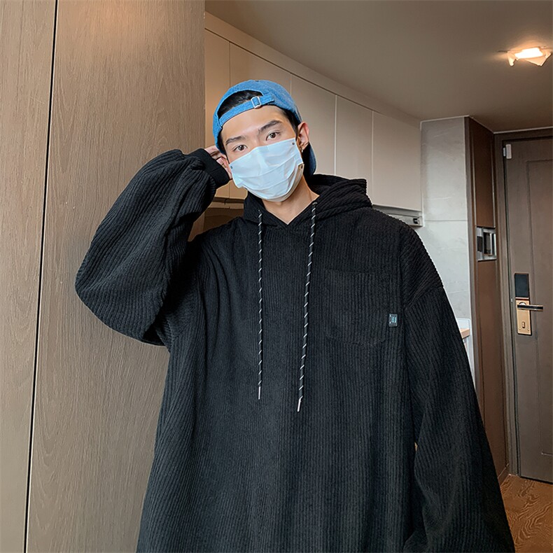 卫衣外套男秋季新款休闲港风男士灯芯绒上衣宽松百搭连帽WY22-P33,女装短外套,星座1008-1