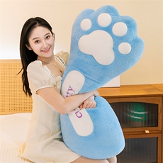 云酷毛绒玩具 猫爪抱枕