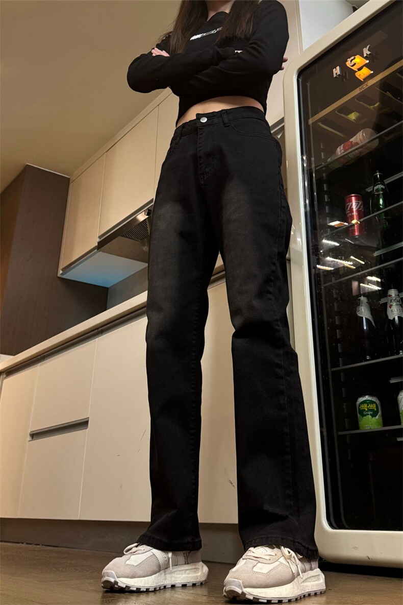 主推货足渐变修身大码直筒微喇毛边牛仔裤K860-K861-K866-P50,男装牛仔裤,星座205