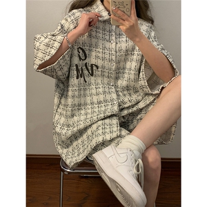 1小香风印花大码M-5XL  DCS9019P45 DK8797P40套装DTZ9029P85图片