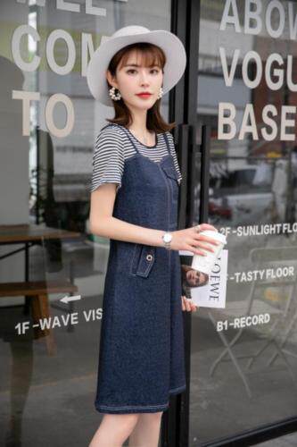 现货供应：天丝免水洗牛仔连衣裙M一XXL，女装连衣裙，拉思维加丝