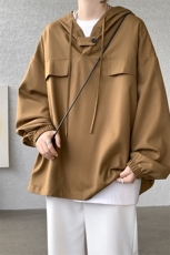 现货25秋季连帽休闲宽松高品质百搭卫衣外衣DSA059-7839-P45控68，男装卫衣，电商A059