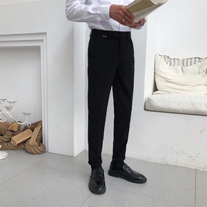 裤子男韩版修身男士休闲裤九分男裤夏季长裤小脚西裤男XZ01/P80图片