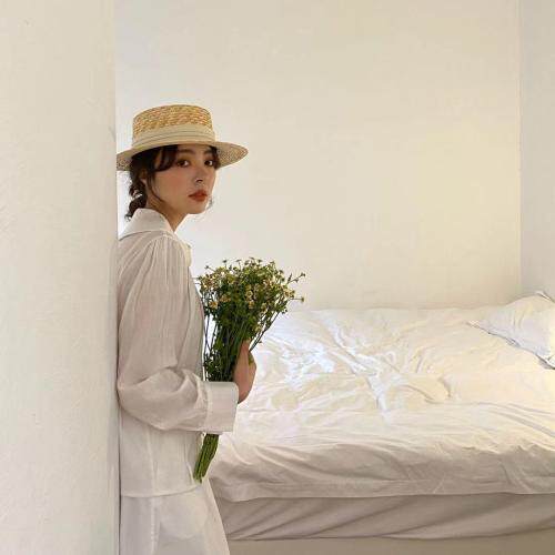 百搭款娃娃领衬衫，女装衬衫，LUCY