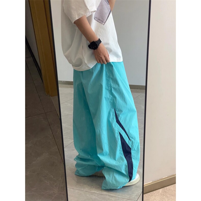 【有货】CK902CC-特P38多巴胺美式侧边拼接速干运动裤子男女,男装休闲裤,星座1007（原301D）