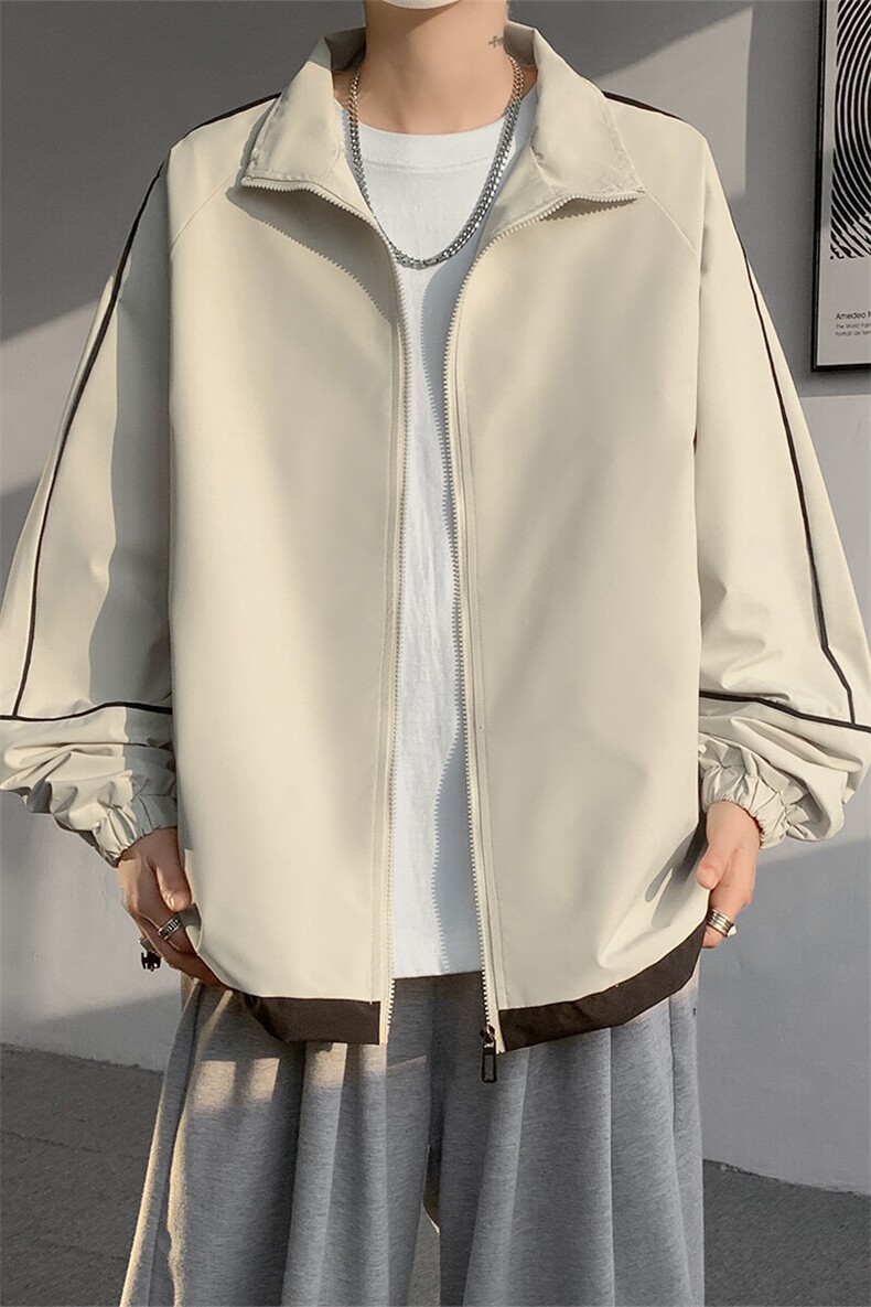夹克男春季新款港风宽松外套JK8509-P55,男装夹克,星座214-3